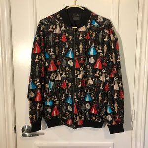 NICOLE MILLER Barbie Silk Bomber Jacket, Vintage 90’s, Size S, Oversized